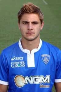 Christian Cesaretti con la maglia dell'Empoli