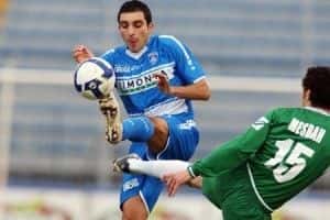 Francesco Lodi in azione con la maglia dell'Empoli