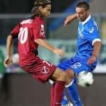 Ficagna vicino ad un club Ficagna in un duello con Missiroli, la scorsa stagione in Empoli-Reggina