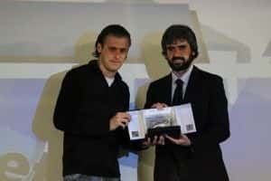 Lorenzo Stovini riceve il 10° Leone d'Argento (Foto Max Ciabattini)