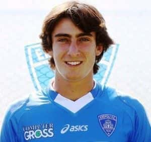 Alberto Massacci con la maglia dell'Empoli nel 2009
