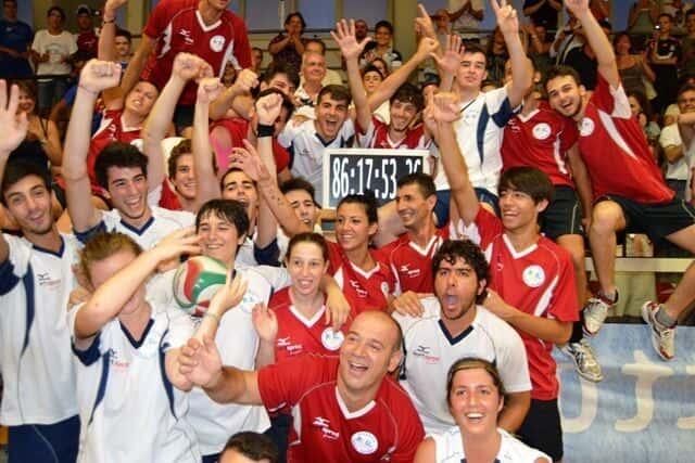 Festa volley Empoli record 86 ore