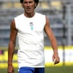 Vannucchi-gol: storica vittoria dell'Entella a Reggio Emilia Ighli Vannucchi in allenamento con la Virtus Entella (Foto IghliVannucchi.it)