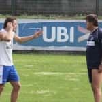 Stovini al Brescia. La foto del primo allenamento.
