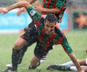 L'ex Gotti in azione con la maglia della Ternana