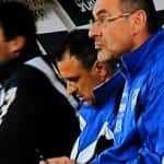 Con mister Sarri nel post Bari-Empoli
