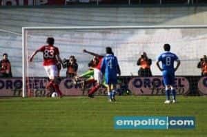 Un momento di Varese-Empoli del 2011/2012