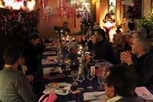 La tavolata al completo - Cena Natale PianetaEmpoli 2012