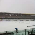 LIVEFLASH | A Cesena tempesta di neve: Si dovrebbe giocare. Il manto ormai bianco del Manuzzi di Cesena - 8 dic 2012