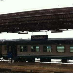 Neve alla stazione ferroviaria di Cesena - 8 dicembre 2012