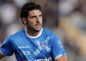 Francesco Pratali costretto ad uscire per infortunio al 71' di Empoli-Varese 3-1