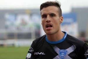 Renato Dossena con la maglia azzurra