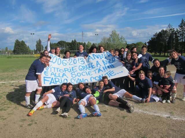 La festa della Scalese Femminile per la promozione in Serie A La festa della Scalese Femminile per la promozione in Serie A