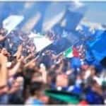 Curva Ospiti | I tifosi del… Latina Sbandierata tifosi del Latina in curva