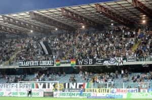 La curva del Cesena al Manuzzi