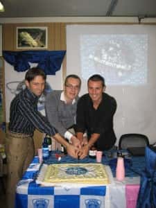 26 settembre 2008: il taglio della torta al lancio di PE 26 settembre 2008: il taglio della torta al lancio di PE