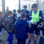La "Scuola del Tifo" in visita allo stadio