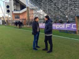 Antonio Conte con Marcello Carli