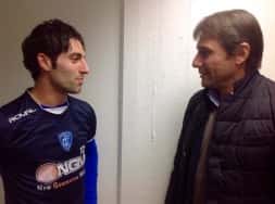 Antonio Conte con Daniele Croce