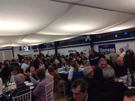 Panoramica cena natale tifosi 2015 2