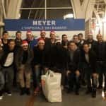 La squadra in visita al "Meyer"