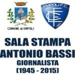Da oggi la sala stampa del "Castellani" è dedicata ad Antonio Bassi