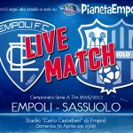 Brusca frenata per gli azzurri che cadono in casa 3-1 con il Sassuolo