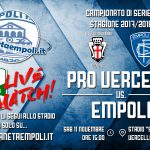 Dramma trasferte per gli azzurri che cadono anche in casa della Pro: A Vercelli passano i bianchi 2-1