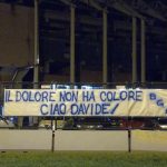 Anche al Castellani uno striscione per ricordare Astori