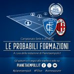 Empoli-Milan: le probabili formazioni