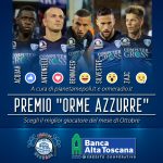 Si vota il “Giocatore del Mese – Orme Azzurre/Banca AltaToscana” di Ottobre