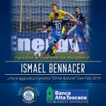 E’ Ismael Bennacer il “Giocatore del mese – Orme Azzurre/Banca AltaToscana” di Gennaio-Febbraio