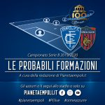 Empoli-Cosenza: le probabili formazioni