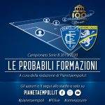 Empoli-Frosinone: le probabili formazioni