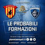 Benevento-Empoli: le probabili formazioni