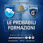 Pescara-Empoli: le probabili formazioni