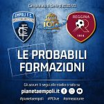 Empoli-Reggina: le probabili formazioni