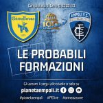 Chievo-Empoli: le probabili formazioni