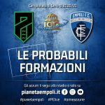 Pordenone-Empoli: le probabili formazioni