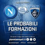 Napoli-Empoli: le probabili formazioni