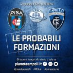 Pisa-Empoli: le probabili formazioni