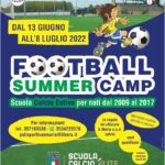 A Santa Maria dal 13 giugno il SUMMER FOOTBALL CAMP