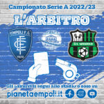 L’arbitro di Empoli-Sassuolo