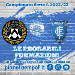 Udinese-Empoli: le probabili formazioni