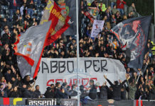 Curva Ospiti | I tifosi della Cremonese