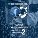 Empoli-Sampdoria a un prezzo speciale!