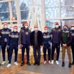 Gli azzurri in visita all’Ospedale San Giuseppe e al Meyer