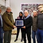 Consegnata una targa al figlio di Castellani