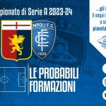 Genoa-Empoli: le probabili formazioni