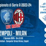 Empoli “retrocesso d’inverno”. Al Castellani non basta un discreto secondo tempo, il Milan vince 3-0